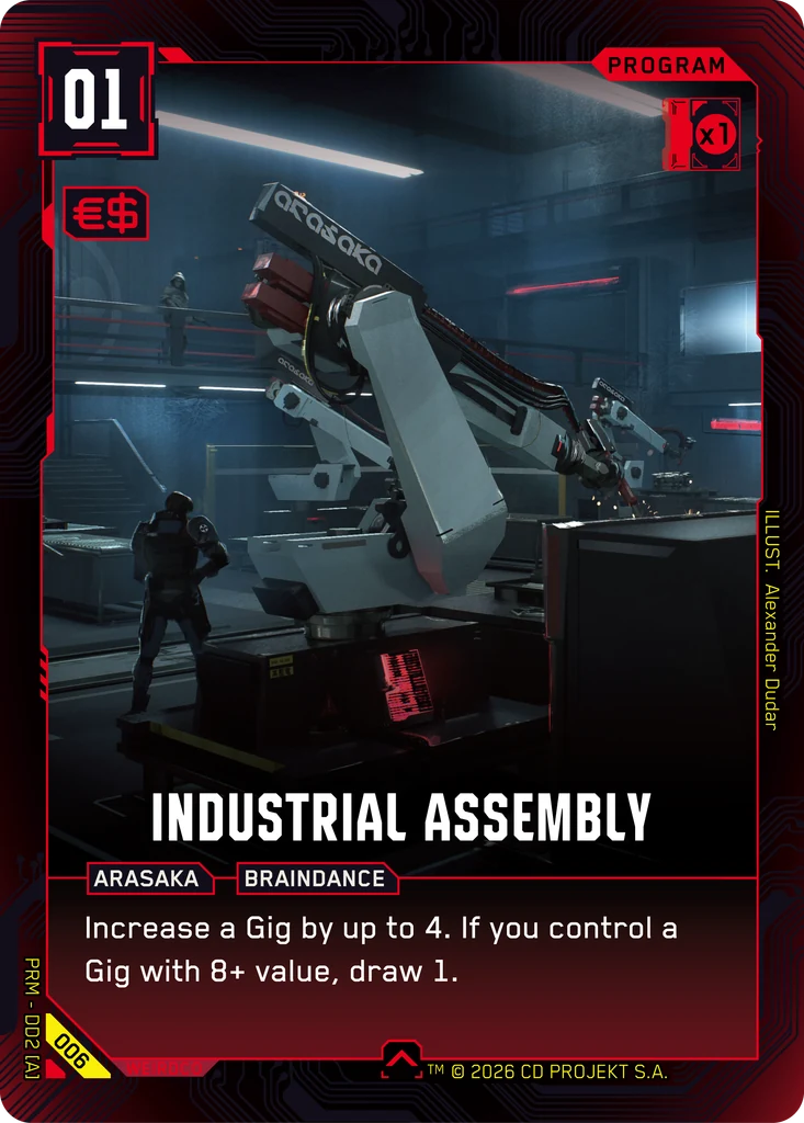 Industrial Assembly 006 Normal Cyberpunk TCG card