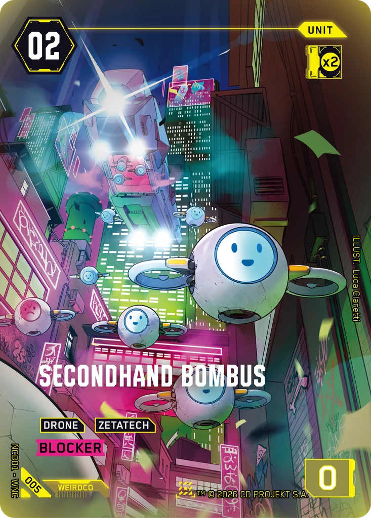 Secondhand Bombus 005 Foil Cyberpunk TCG card