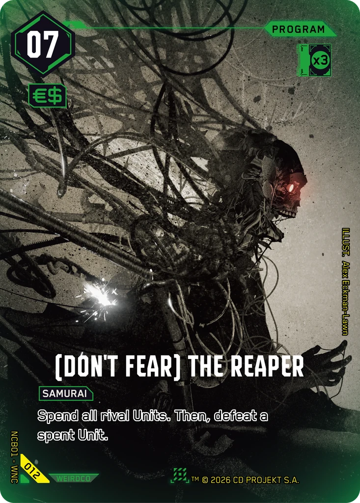 (Don't Fear) The Reaper 012 Foil Cyberpunk TCG card