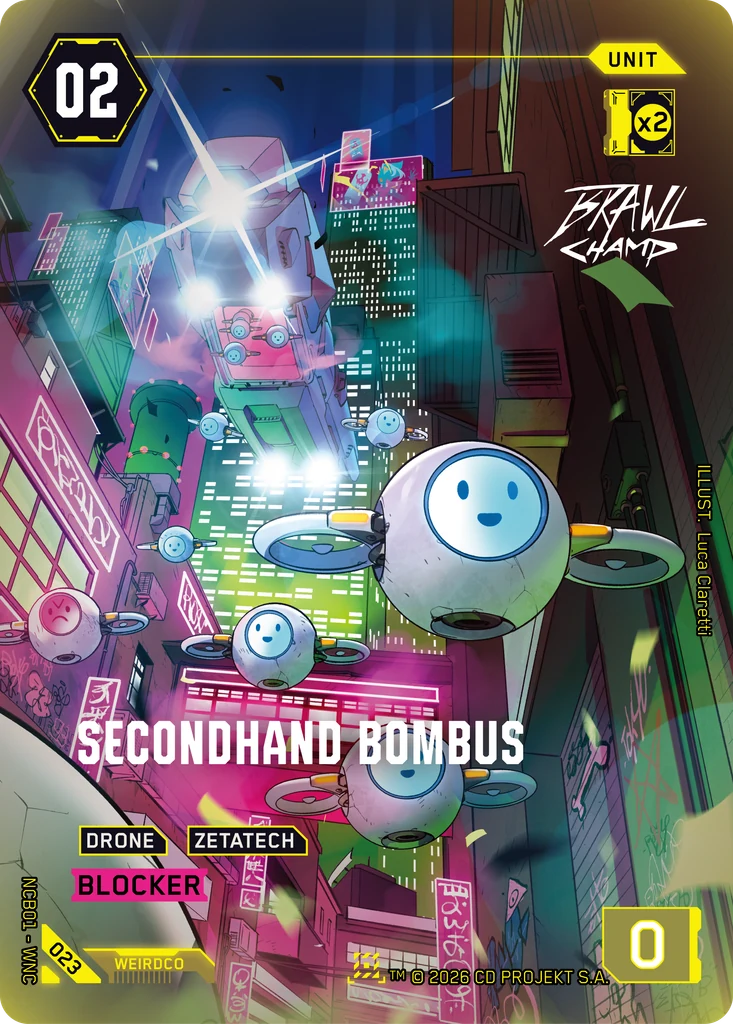 Secondhand Bombus 023 Foil Cyberpunk TCG card