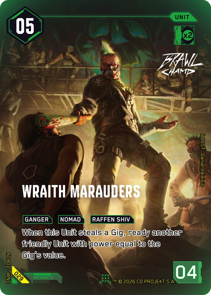 Wraith Marauders 029 Foil Cyberpunk TCG card