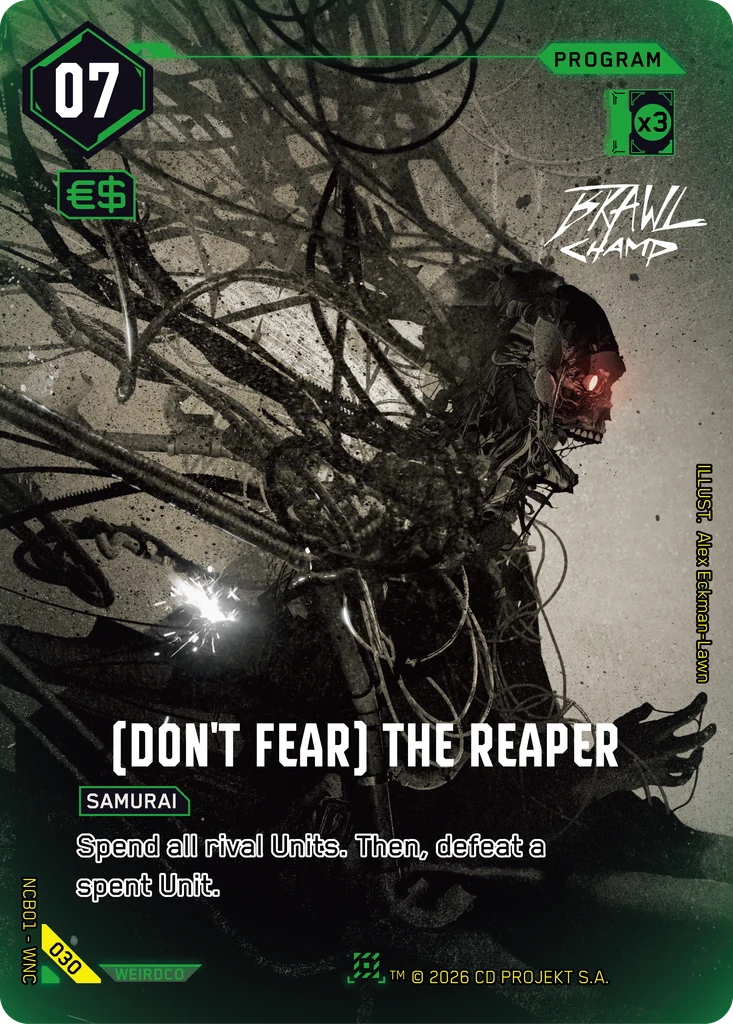 (Don't Fear) The Reaper 030 Foil Cyberpunk TCG card
