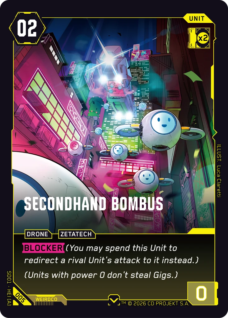 Secondhand Bombus 005 Normal Cyberpunk TCG card