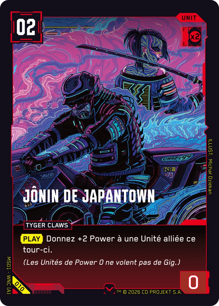 Japantown Jonin 010 Normal Cyberpunk TCG card