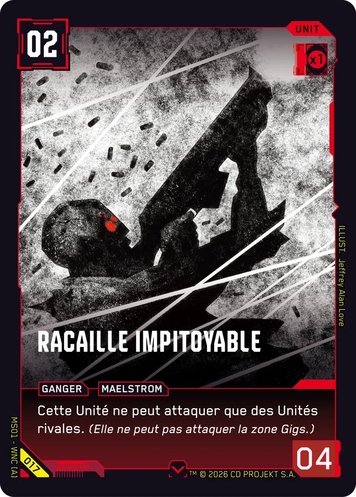 Ruthless Lowlife 017 Normal Cyberpunk TCG card