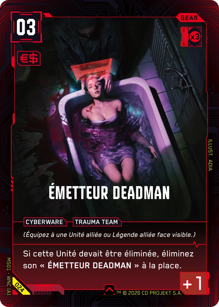 Deadman Transmitter 024 Normal Cyberpunk TCG card