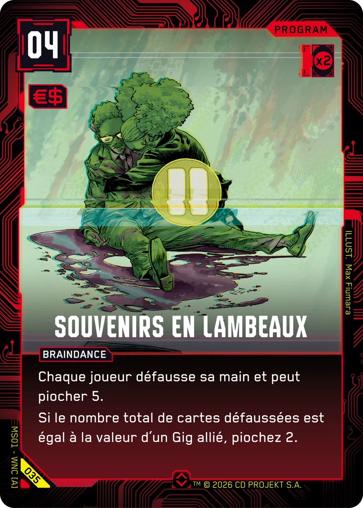 Shattered Memories 035 Foil Cyberpunk TCG card
