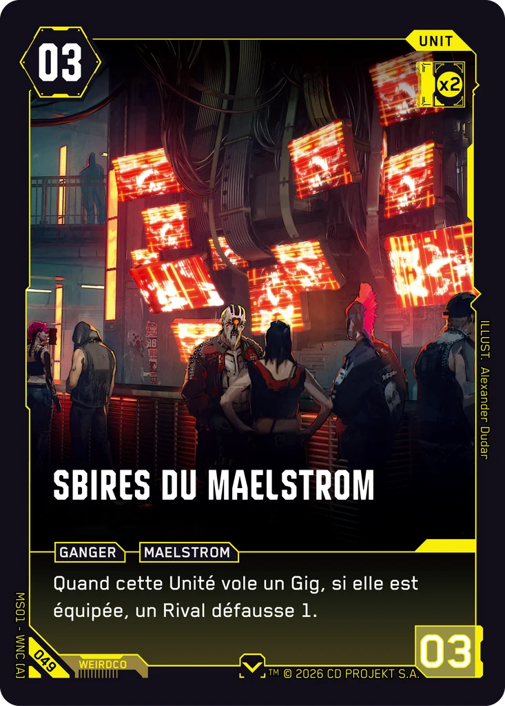 Maelstrom Goons 049 Normal Cyberpunk TCG card