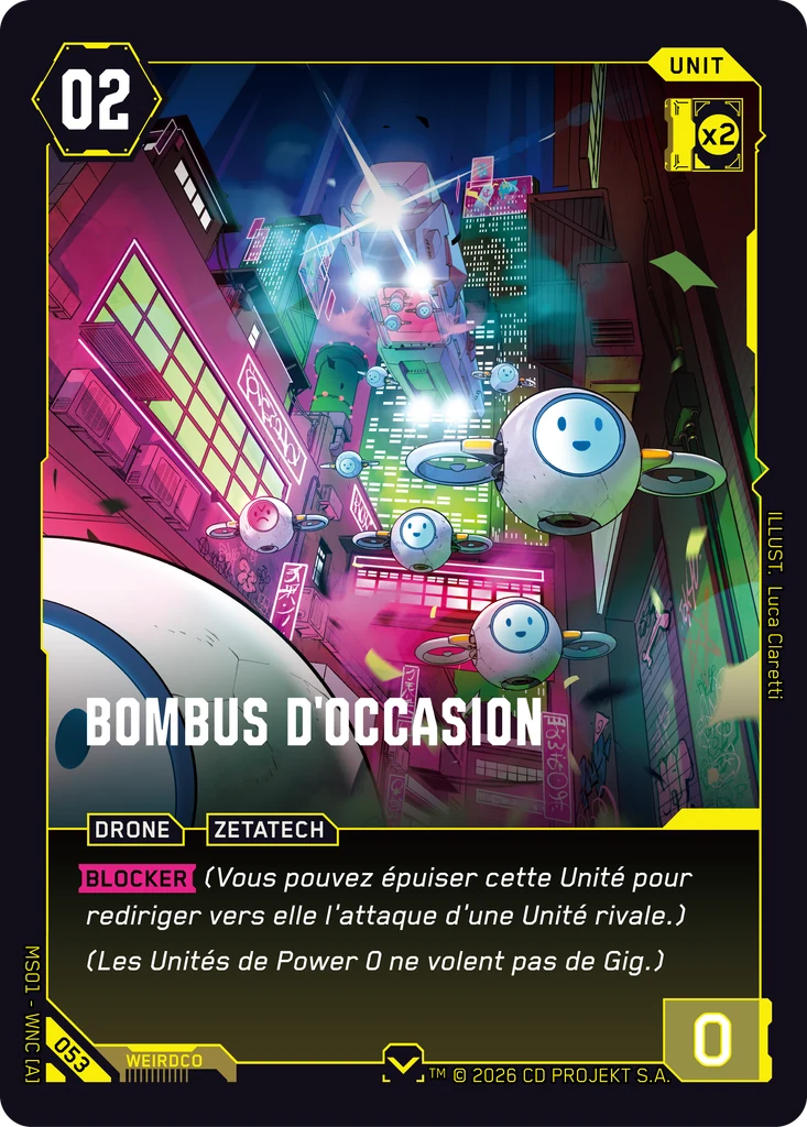 Secondhand Bombus 053 Normal Cyberpunk TCG card