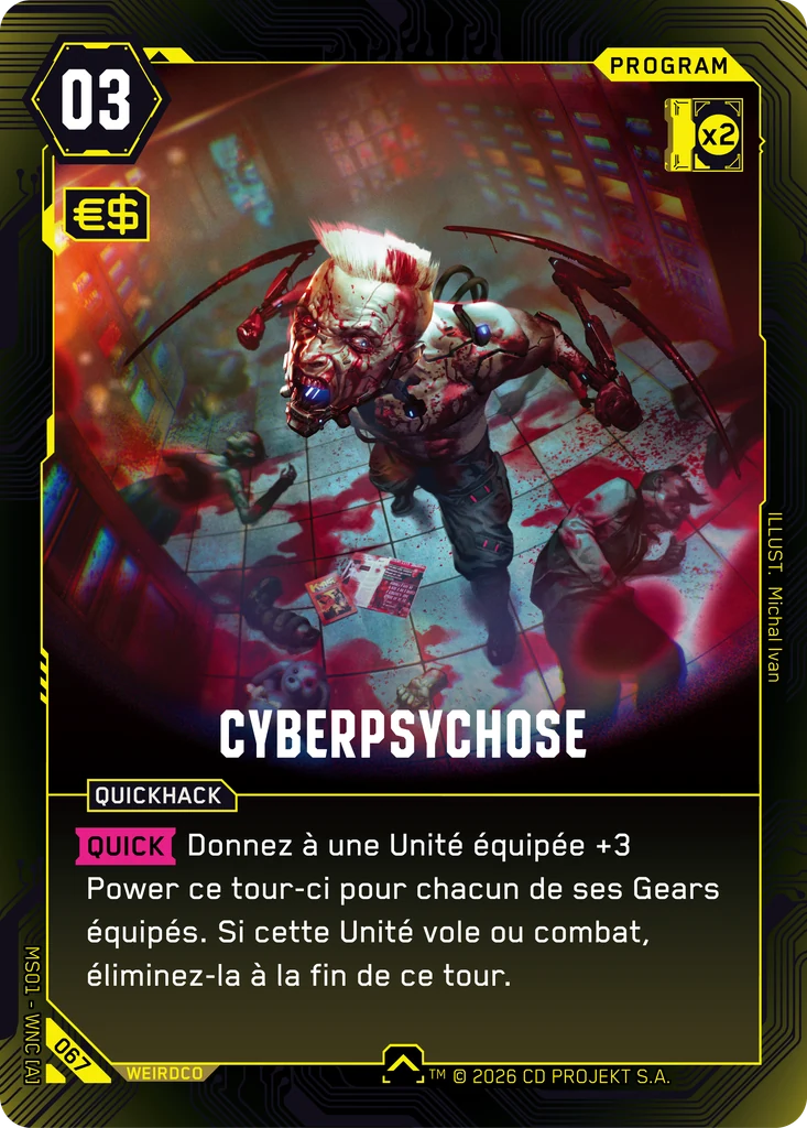 Cyberpsychosis 067 Normal Cyberpunk TCG card