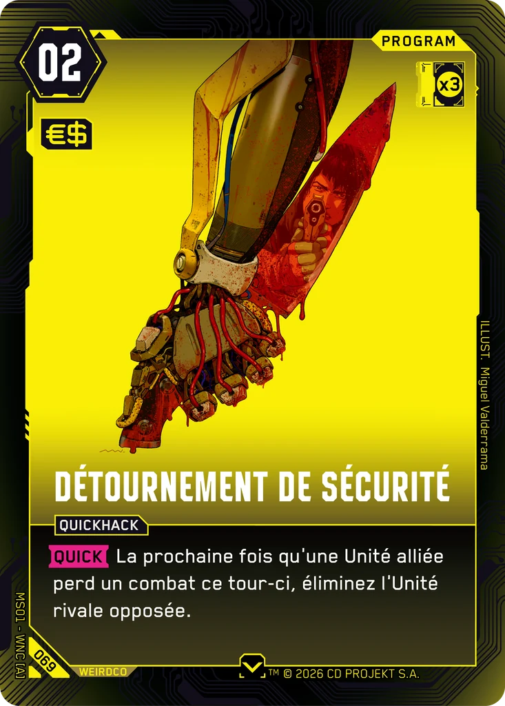 Safety Override 069 Normal Cyberpunk TCG card