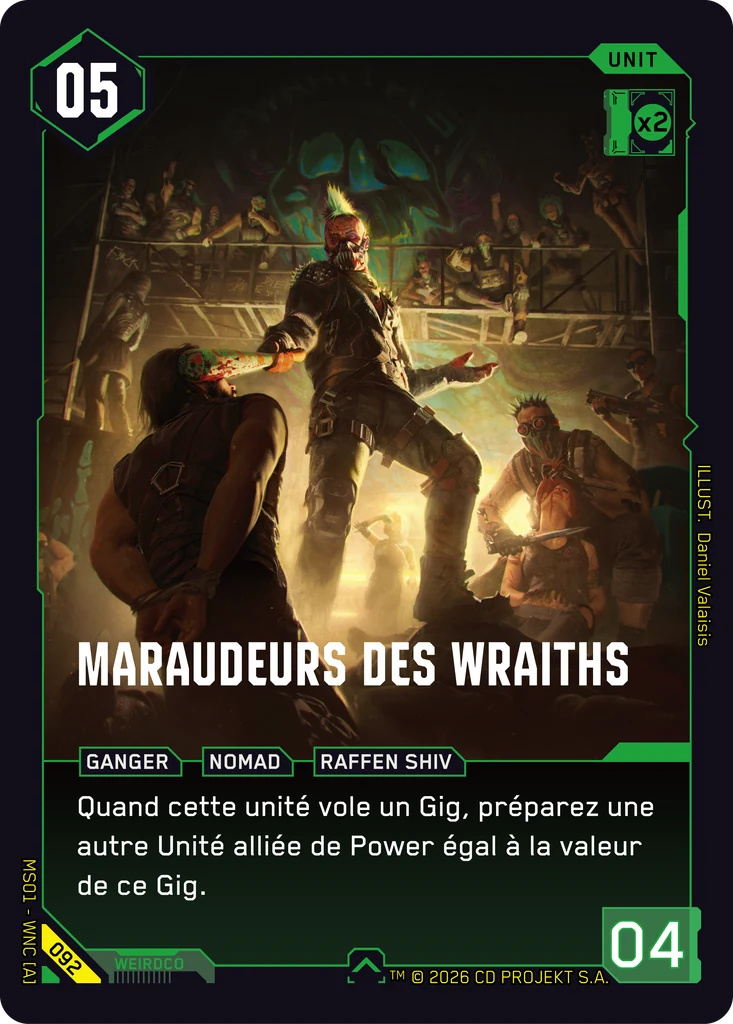 Wraith Marauders 092 Normal Cyberpunk TCG card