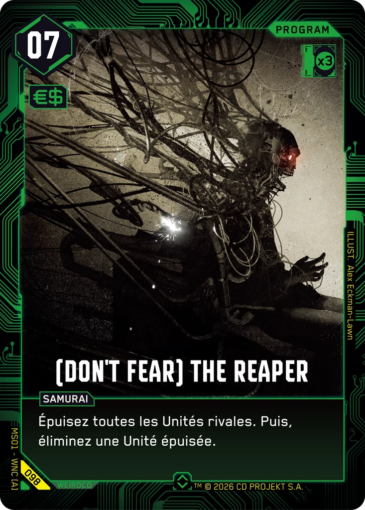 (Don't Fear) The Reaper 098 Foil Cyberpunk TCG card