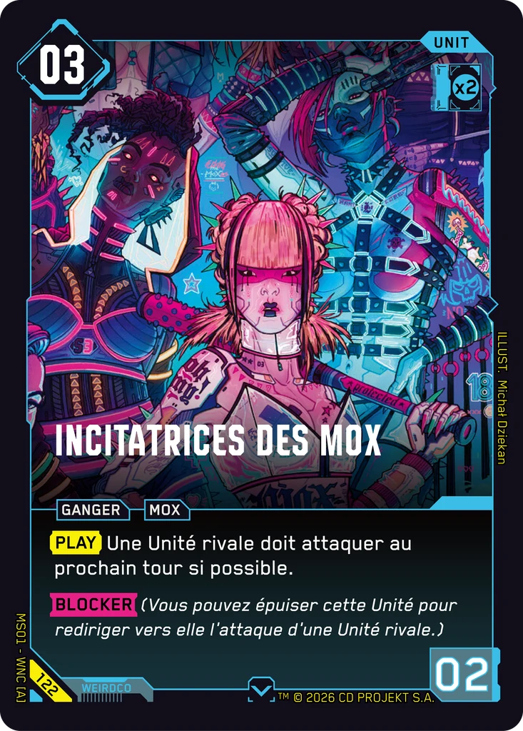 Mox Inciters 122 Normal Cyberpunk TCG card