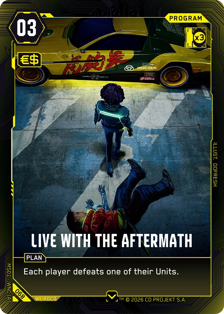 Live with the Aftermath 068 Normal Cyberpunk TCG card