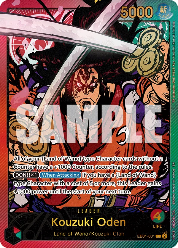 Kouzuki Oden EB01-001 Alternate Art