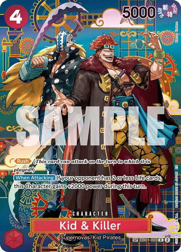 Kid & Killer EB01-003 Alternate Art