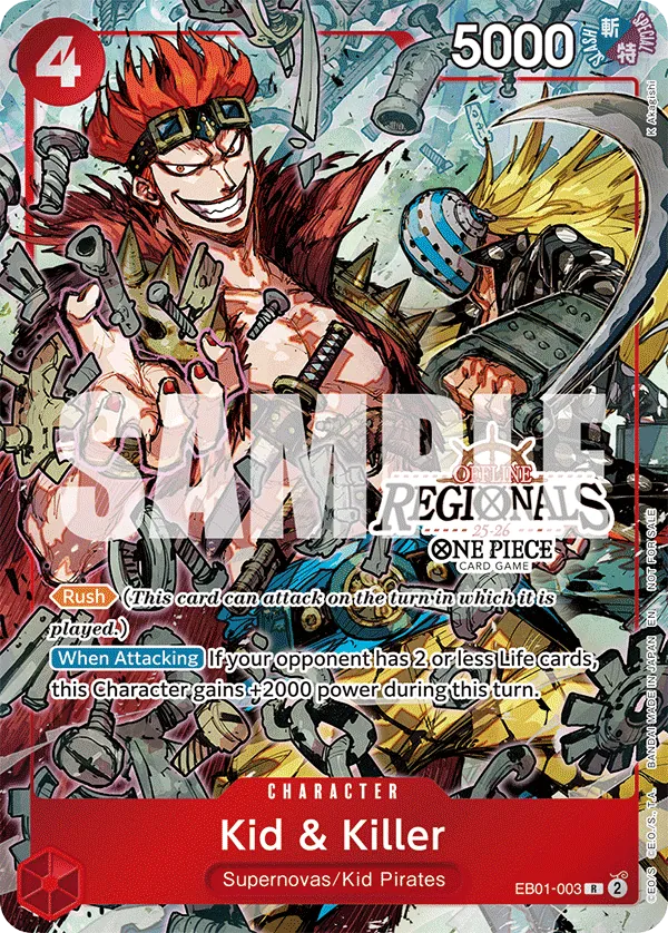 Kid & Killer EB01-003 Alternate Art