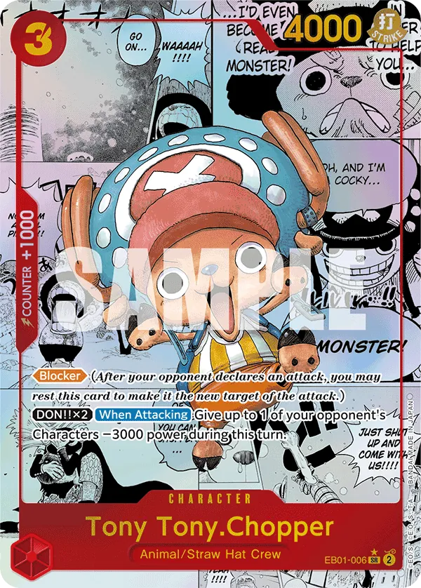 Tony Tony.Chopper EB01-006 Manga Rare