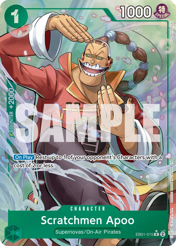 Scratchmen Apoo EB01-015 Alternate Art