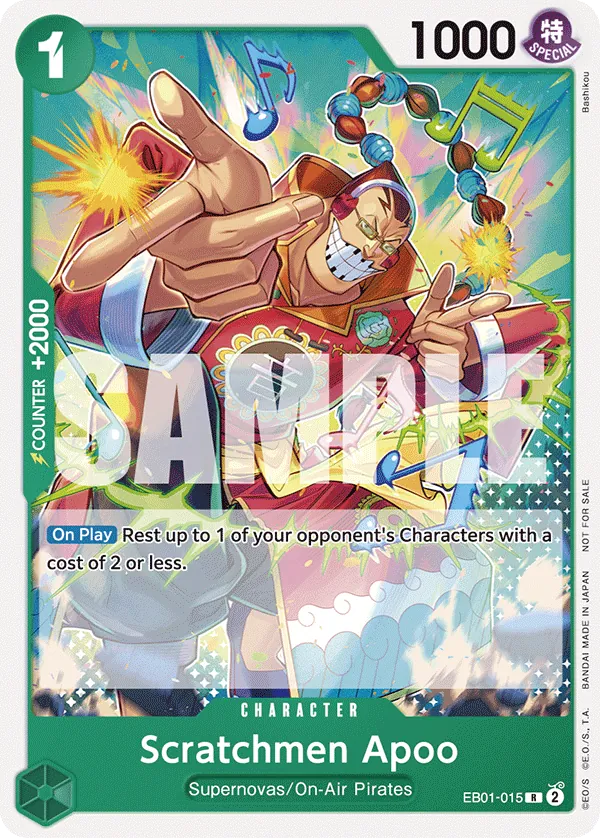 Scratchmen Apoo EB01-015 Alternate Art