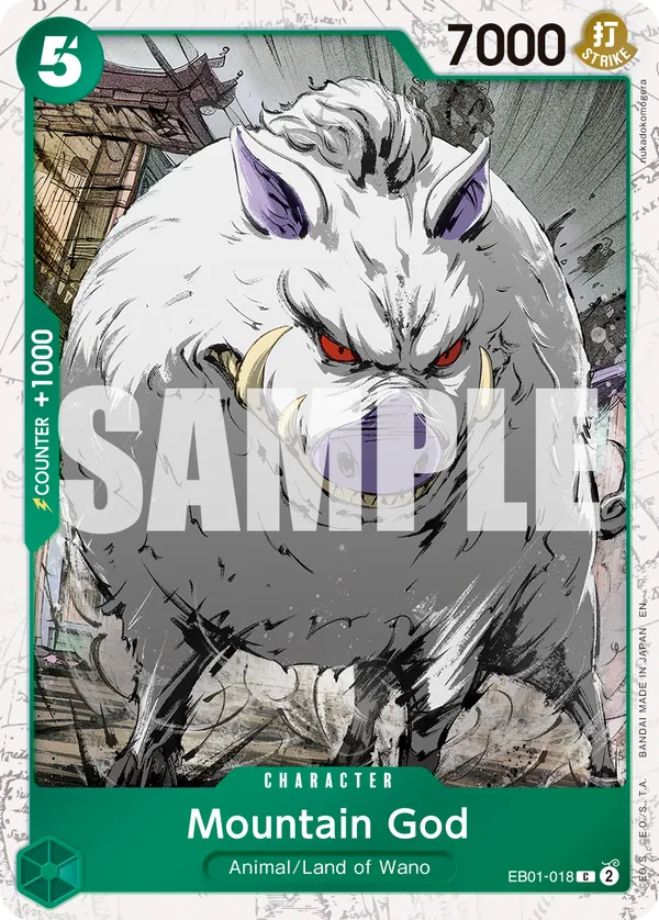 Mountain God EB01-018 Pirate Foil