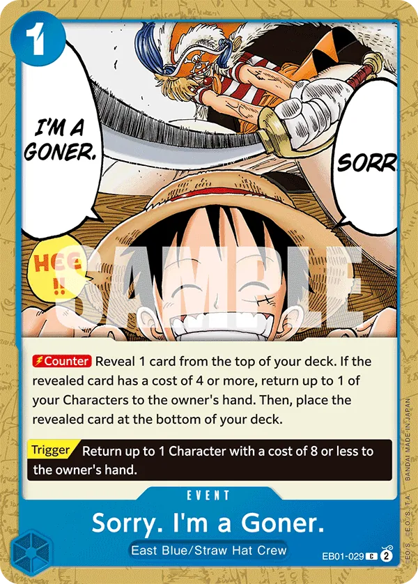 Sorry. I'm a Goner. EB01-029 Normal
