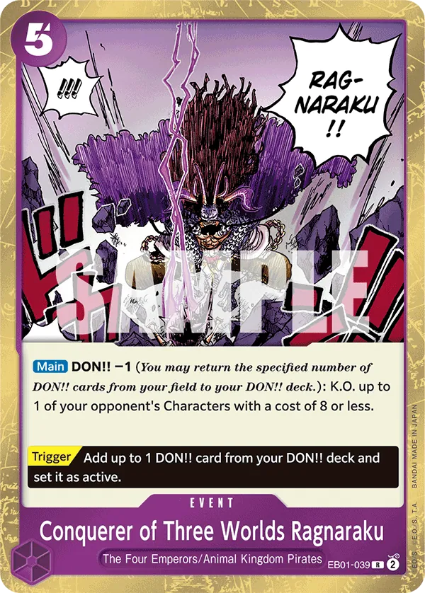 Conquerer of Three Worlds Ragnaraku EB01-039 Normal