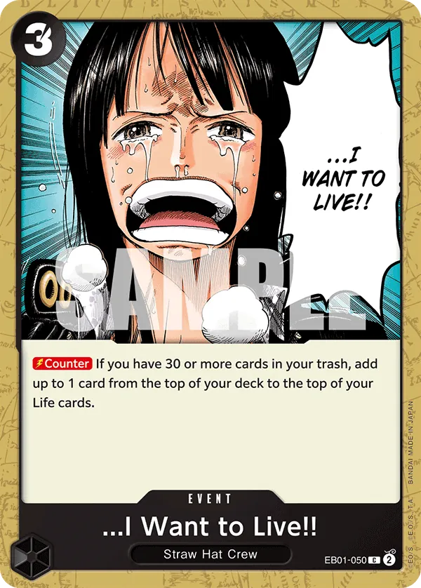 ...I Want to Live!! EB01-050 Normal