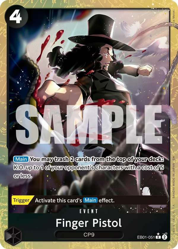 Finger Pistol EB01-051 Alternate Art