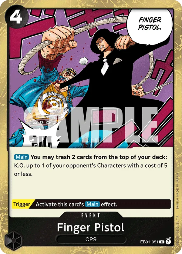 Finger Pistol EB01-051 Reprint
