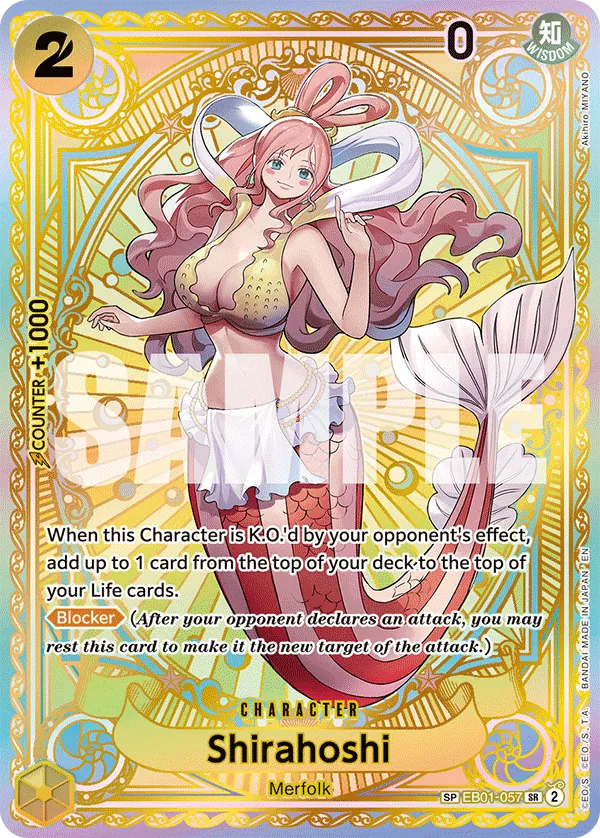 Shirahoshi EB01-057 Alternate Art