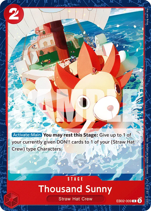 Thousand Sunny EB02-009 Normal