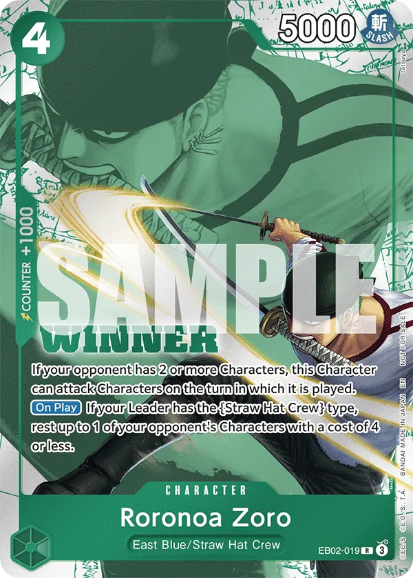 Roronoa Zoro EB02-019 Full Art