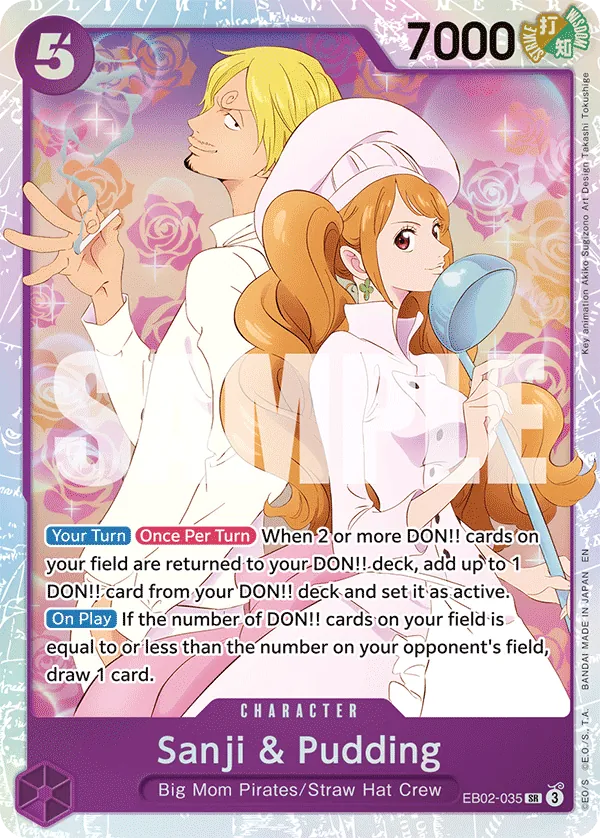 Sanji & Pudding EB02-035 Normal