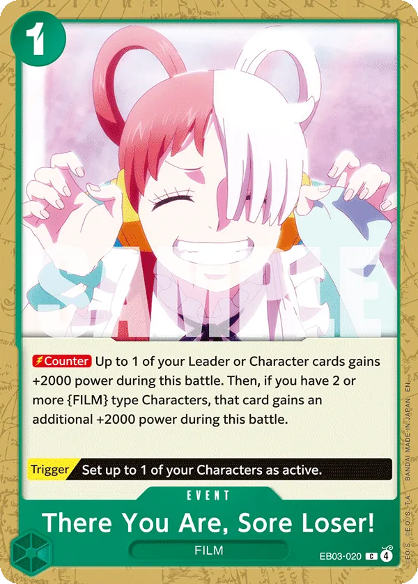 There You Are, Sore Loser! EB03-020 Normal
