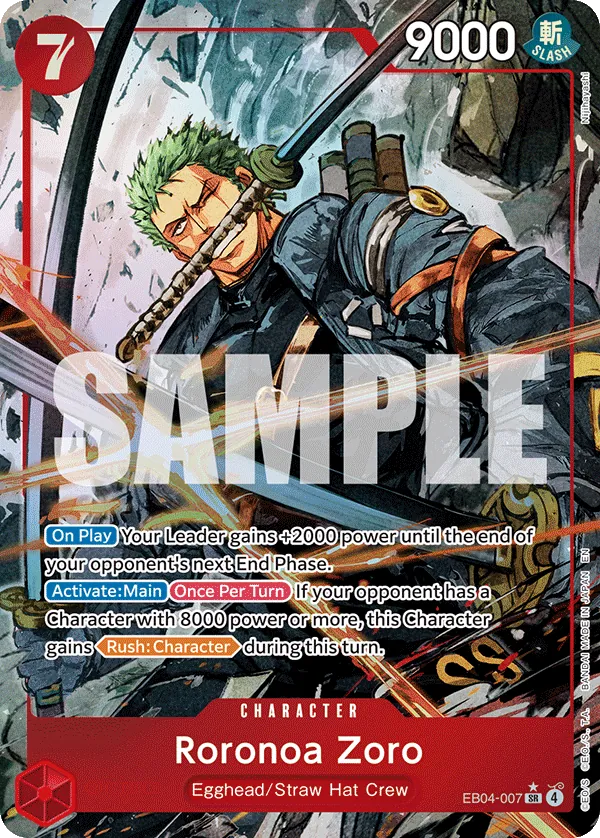 Roronoa Zoro EB04-007 Parallel