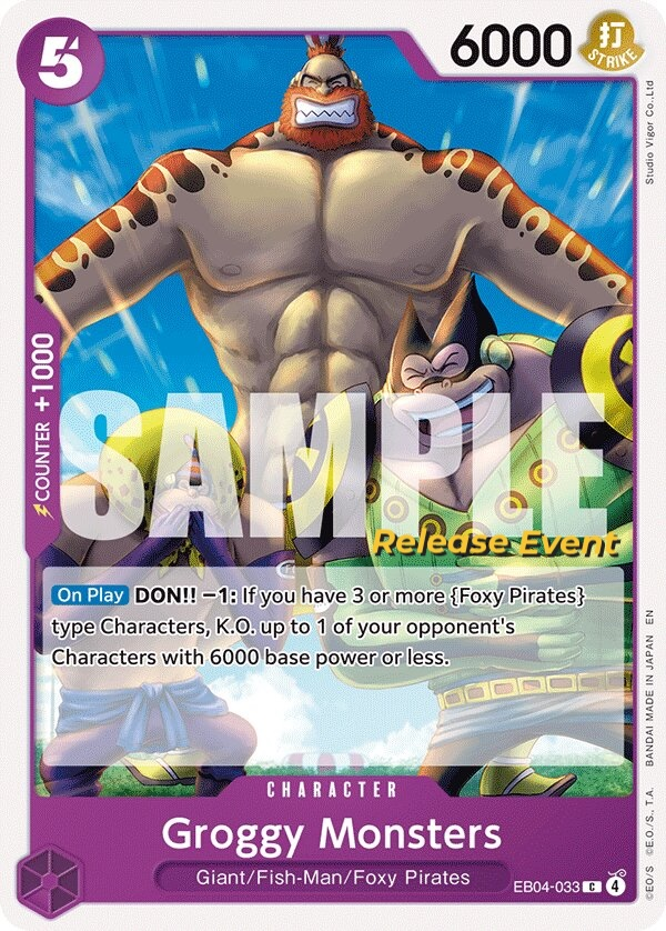 Groggy Monsters EB04-033 Normal