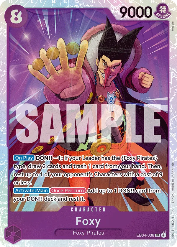 Foxy EB04-036 Alternate Art