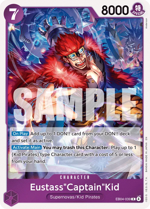 Eustass"Captain"Kid EB04-039 Alternate Art
