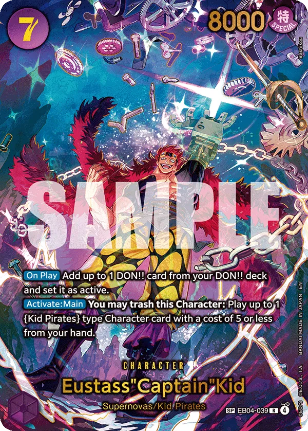 Eustass"Captain"Kid EB04-039 Alternate Art