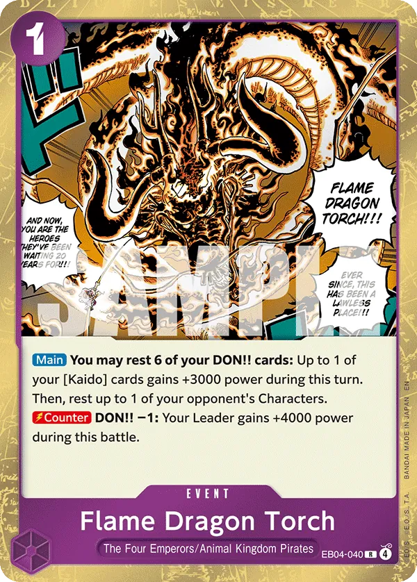 Flame Dragon Torch EB04-040 Alternate Art