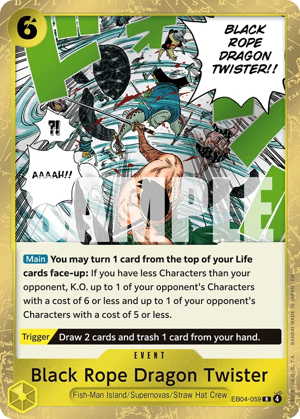 Black Rope Dragon Twister EB04-059 Normal