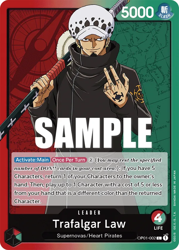 Trafalgar Law OP01-002 Normal