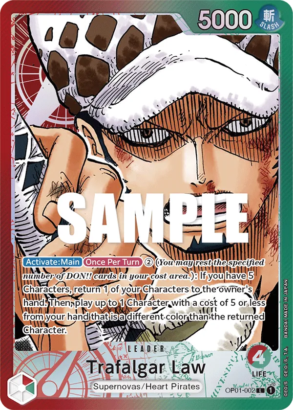 Trafalgar Law OP01-002 Parallel