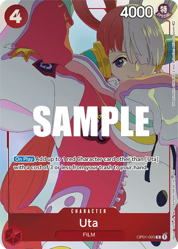 Uta OP01-005 Alternate Art