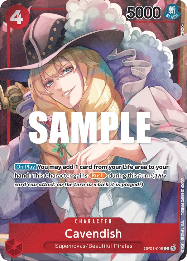 Cavendish OP01-008 Full Art