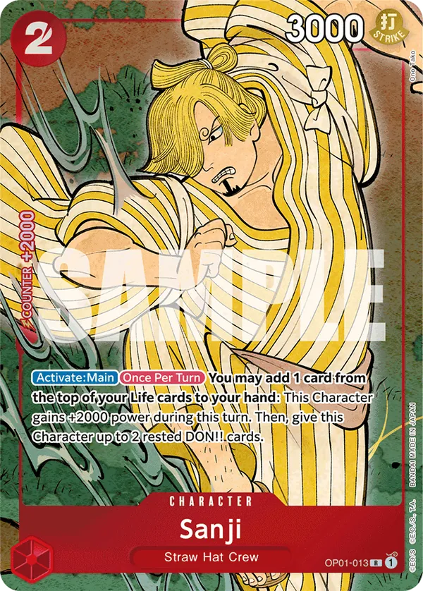 Sanji OP01-013 Alternate Art