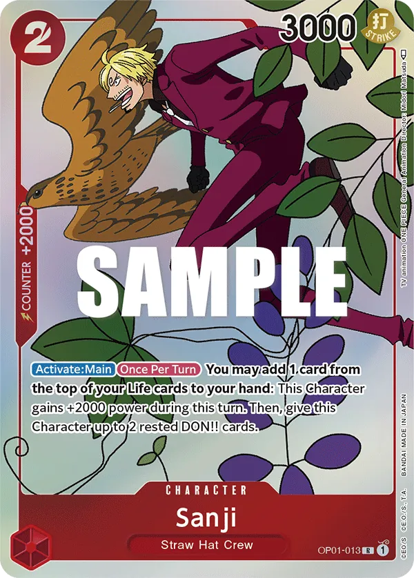 Sanji OP01-013 Alternate Art