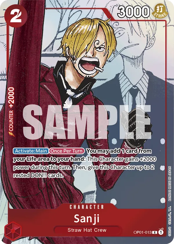 Sanji OP01-013 Alternate Art